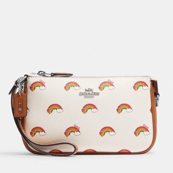 🌈 Coach Nolita 19 With Rainbow Print - Picture 3 of 12
